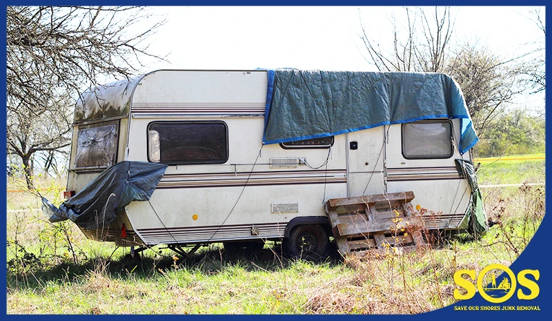 Camper Demolition and Removal in Orange Grove, Texas